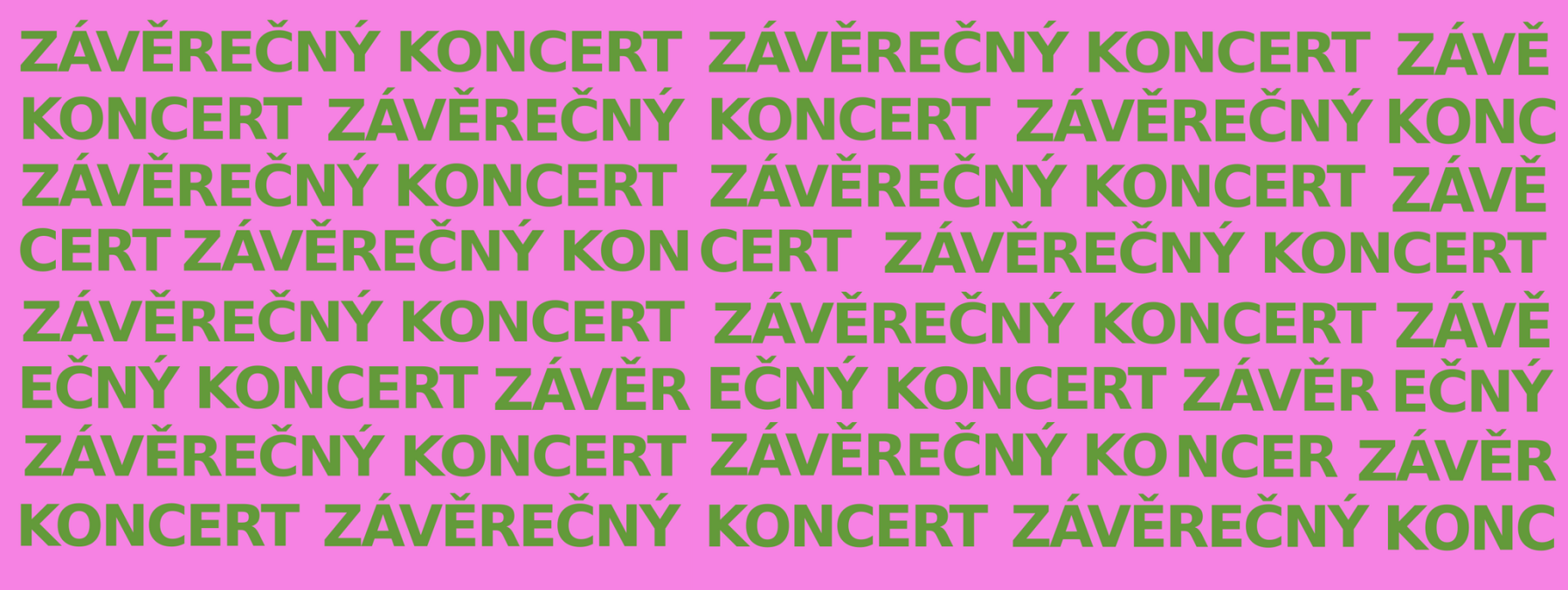 ZÁVĚREČNÝ KONCERT